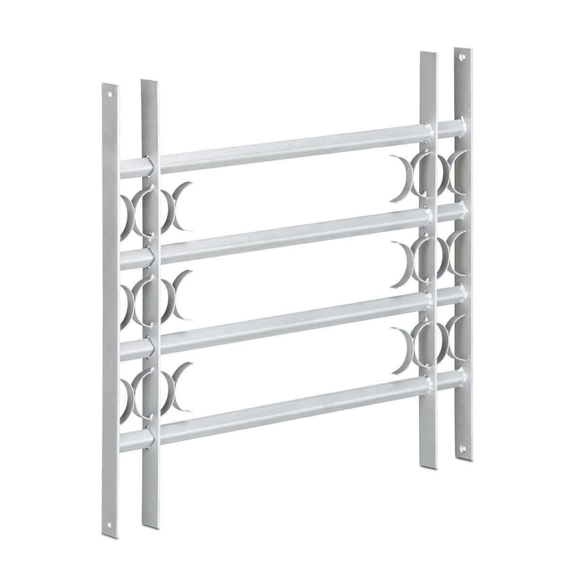 Burglary protection with extendable window grill