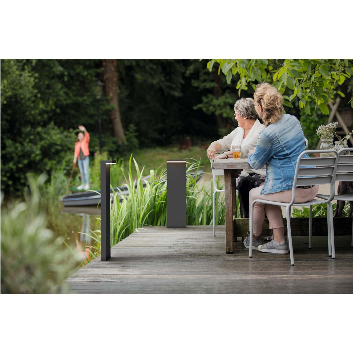 Bustan Bollard Ultra Efficient LED 3.8W 800lm 2700K Anthracite