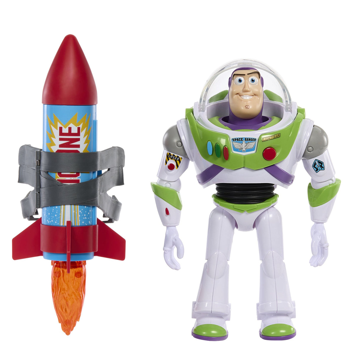 Buzz Lightyear Action Figure with Rocket and Sounds