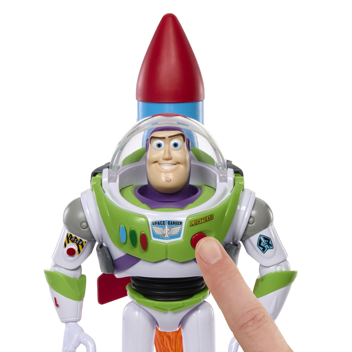 Buzz Lightyear Action Figure with Rocket and Sounds