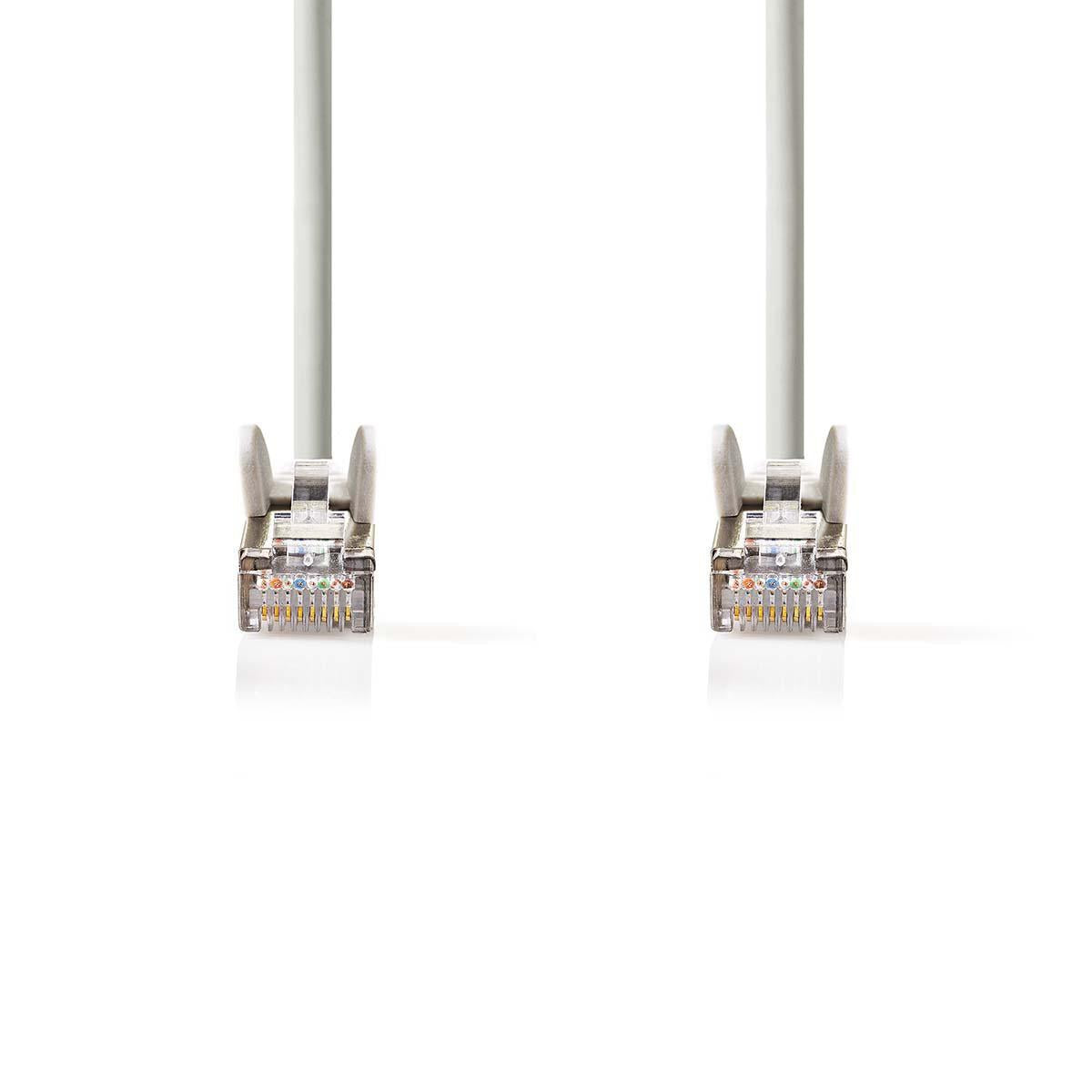CAT5e network cable | S/UTP | RJ45 male | RJ45 male | 3.00 m | Round | LSZH / PVC | Gray | Plastic bag