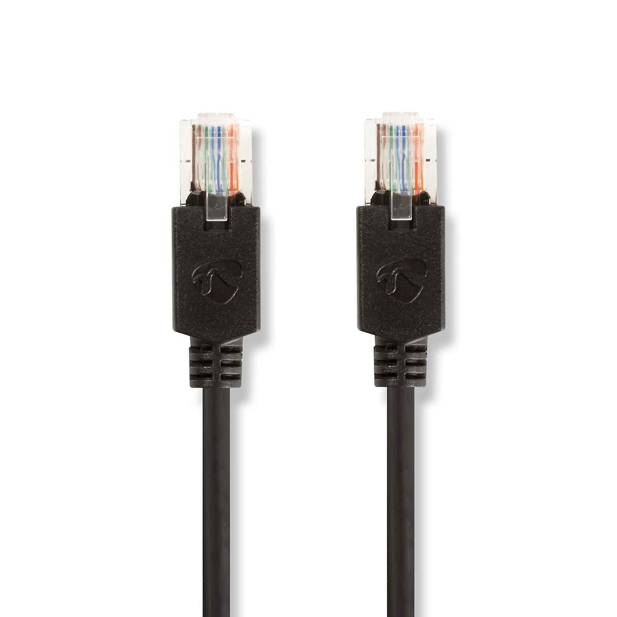 CAT5e network cable | U/UTP | RJ45 male | RJ45 male | 10.0 m | Round | LSZH | Anthracite | Cardboard box with window
