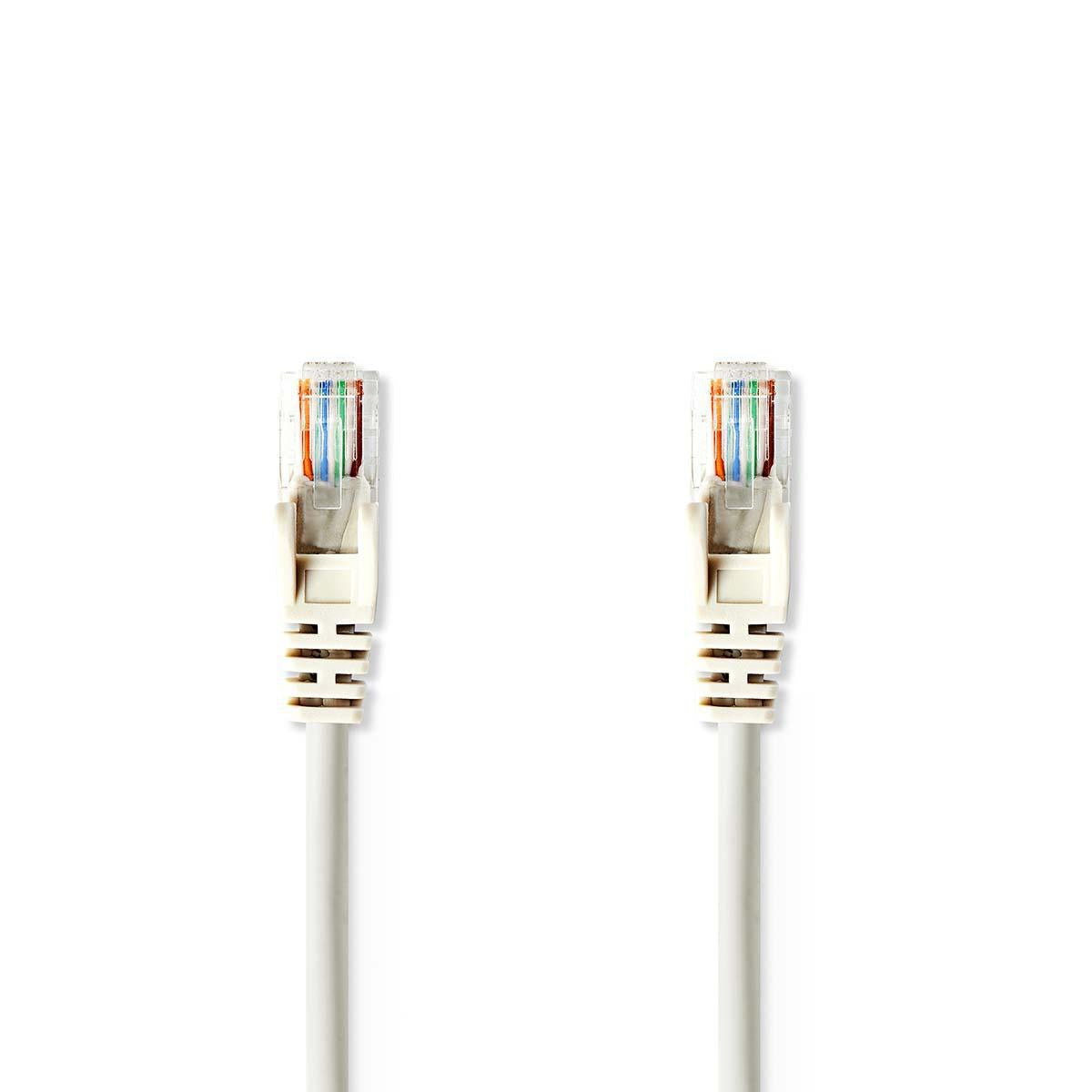 CAT5e network cable | U/UTP | RJ45 male | RJ45 male | 5.00 m | Round | PVC | Gray | Envelope