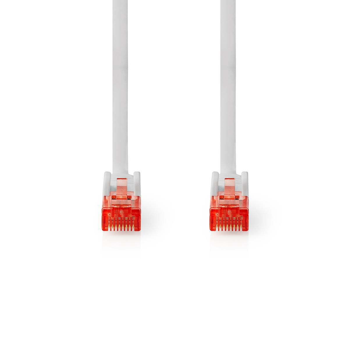 CAT6 Network Cable | RJ45 Male | RJ45 Male | U/UTP | 2.00 m | Round | PVC | White | Polybag