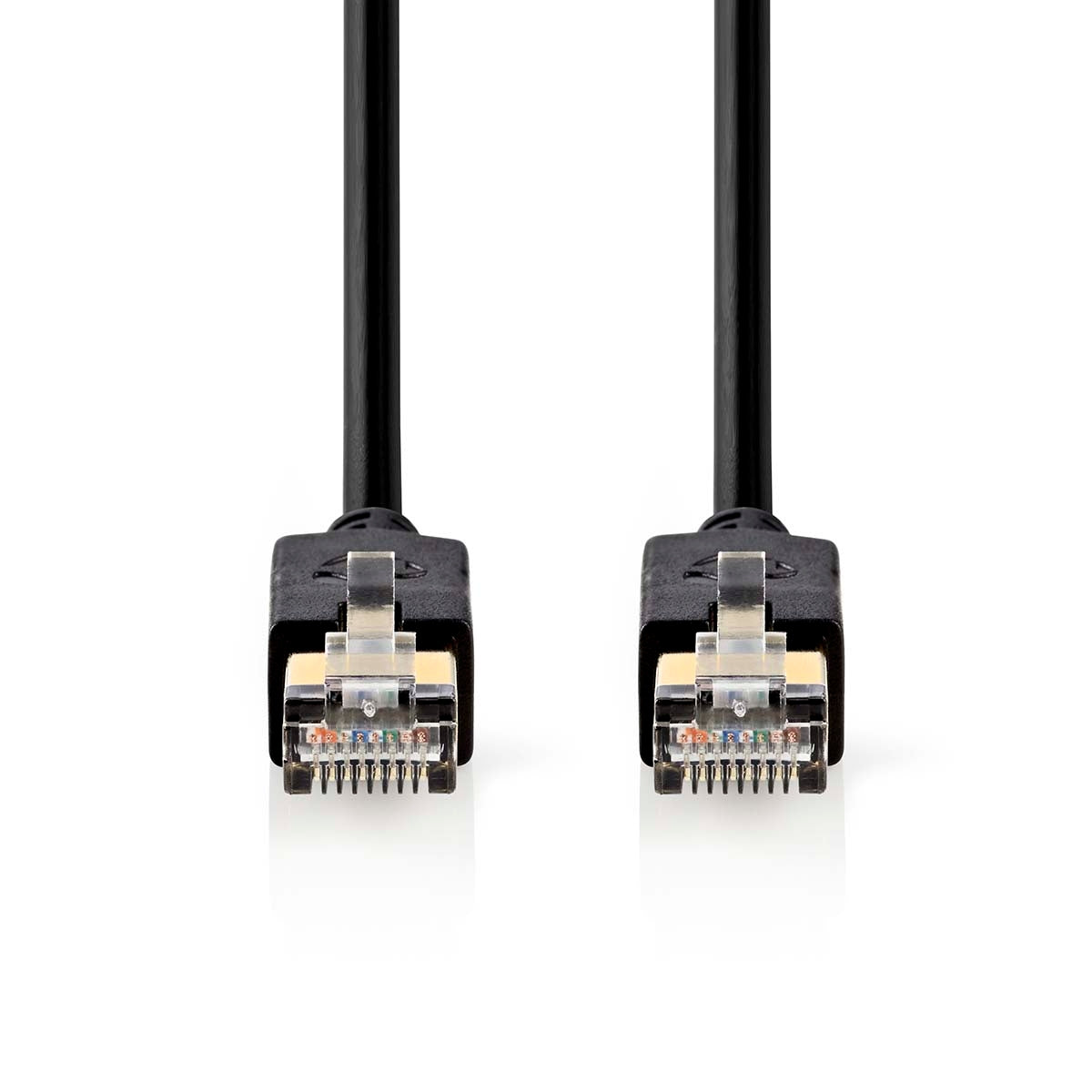 CAT6 Network Cable | RJ45 male | RJ45 male | F/UTP | 3.00 m | Round | LSZH / PVC | Anthracite | Cardboard box with window