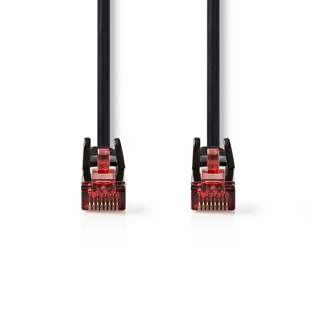 CAT6 Network Cable | RJ45 male | RJ45 male | U/UTP | 1.50 m | Round | PVC | Black | Envelope