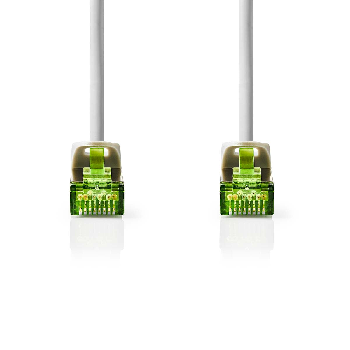 CAT7 Network Cable | S/FTP | RJ45 Male | RJ45 Male | 5.00 m | Snagless | Round | LSZH | Grey | Label