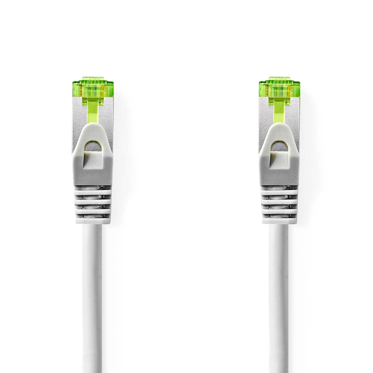 CAT7 network cable | S/FTP | RJ45 male | RJ45 male | 1.00 m | Snagless | Round | LSZH | Gray | Envelope