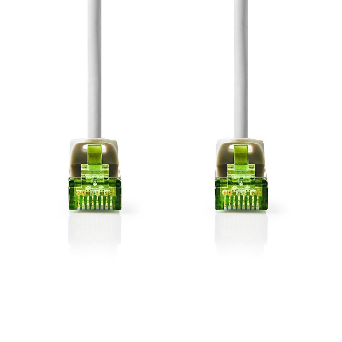 CAT7 network cable | S/FTP | RJ45 male | RJ45 male | 5.0 m | Snagless | Round | LSZH | Gray | Plastic bag