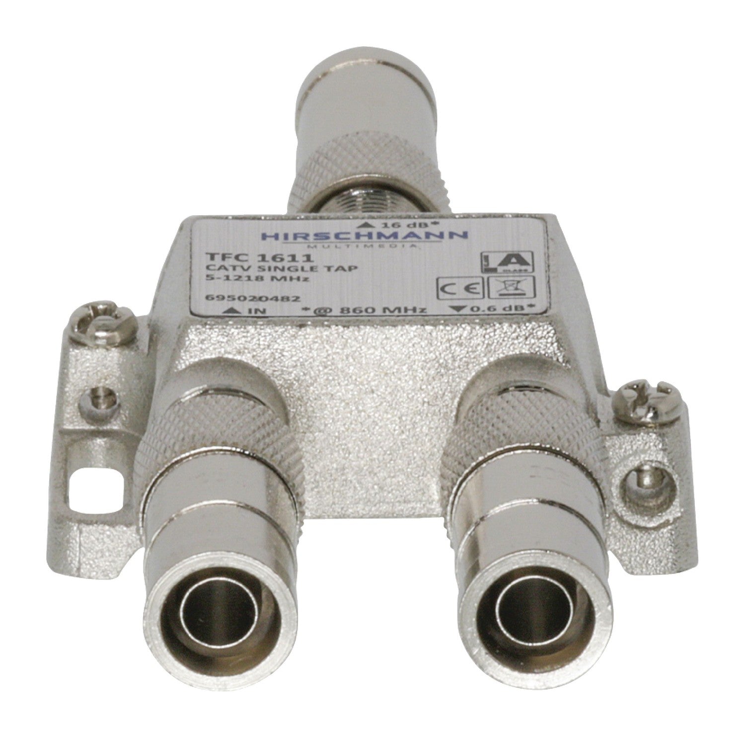 CATV Splitter 1.0 dB / 5-1218 MHz - 1 Output