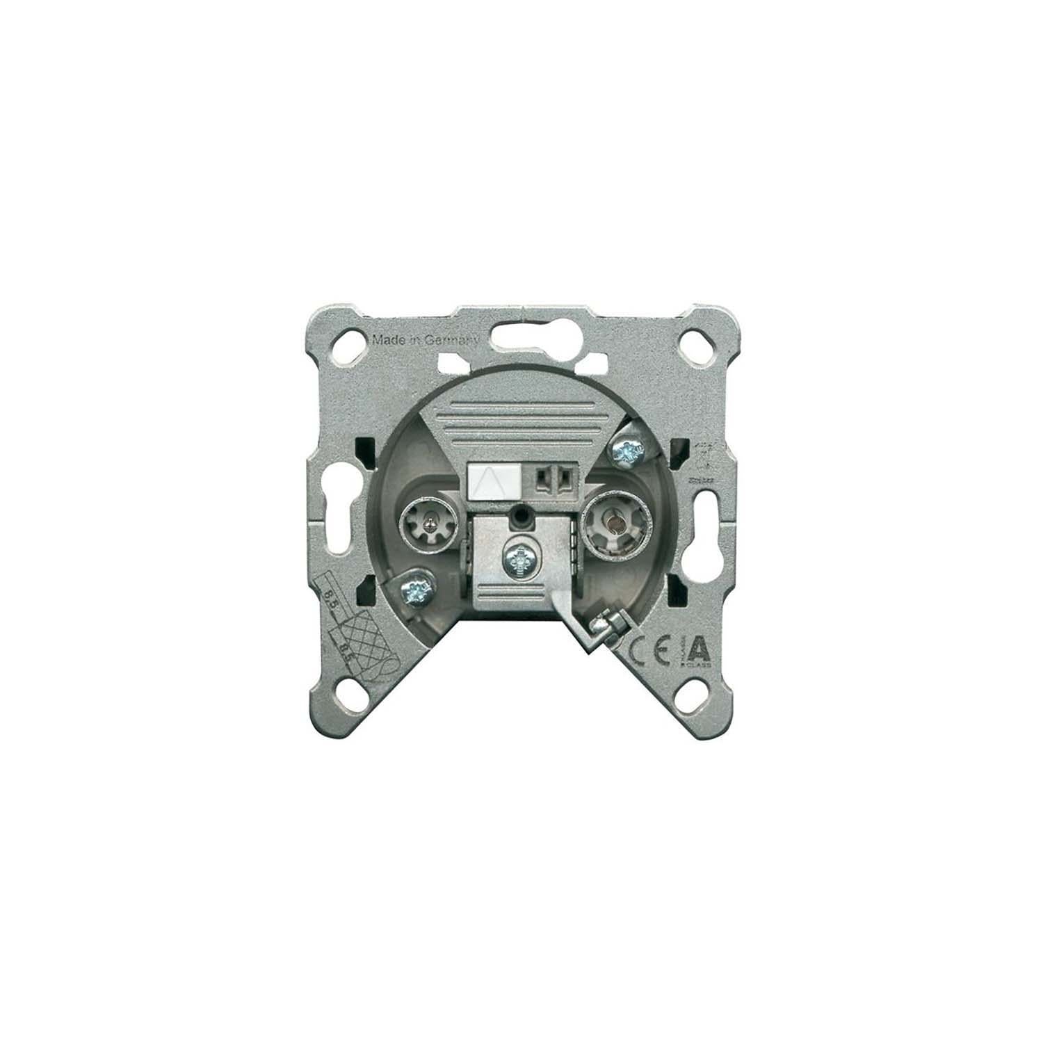 CATV Wall socket 30 dB 2 Outputs Metal