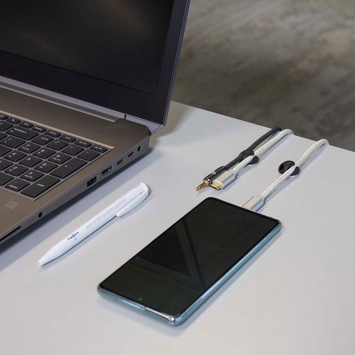 Cable Management | Cable clamp | Click and Go | 6 pcs. | Number of seats: 2 Discs | Maximum cable thickness: 5.3 mm | TPE | Black