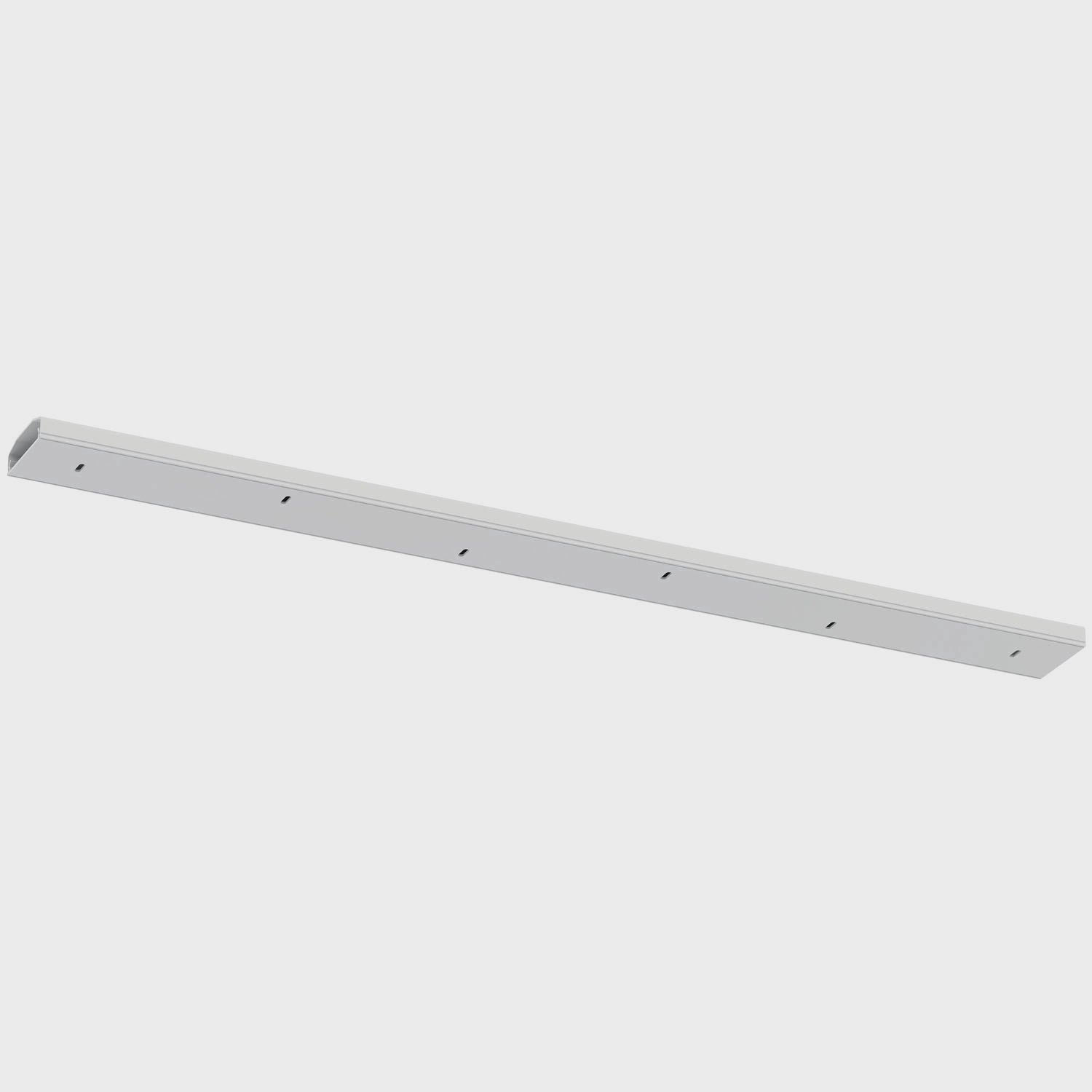 Cable Management Channel, 75x6x2 cm, White PVC