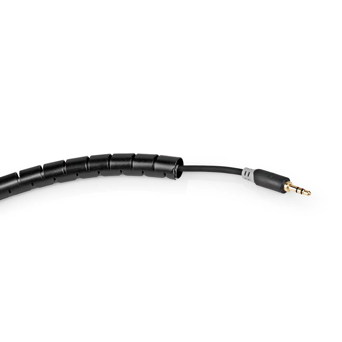 Cable Management | Spiral sleeve | 1 pc. | Maximum cable thickness: 16 mm | PE | Black