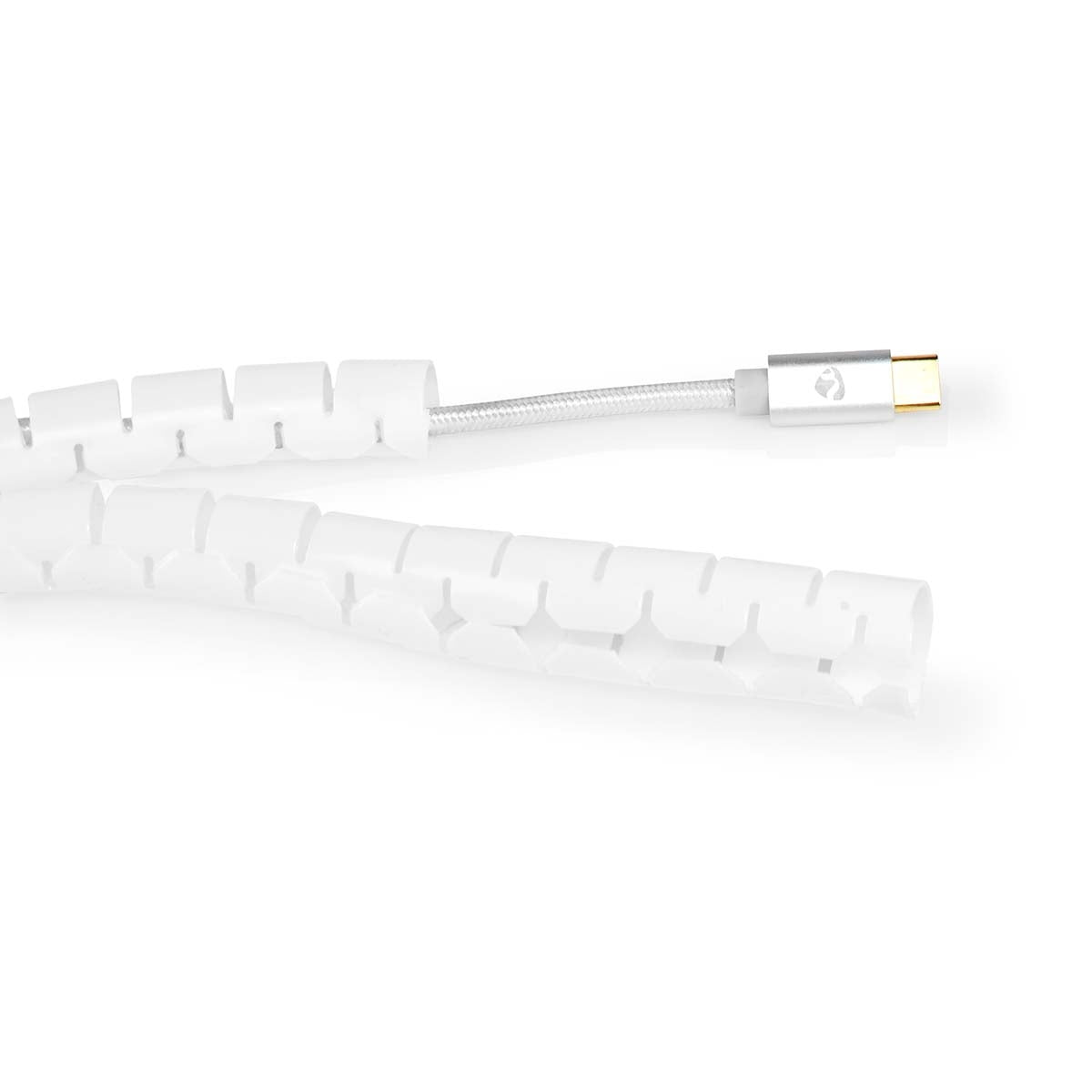 Cable Management | Spiral sleeve | 1 pc. | Maximum cable thickness: 16 mm | PE | White
