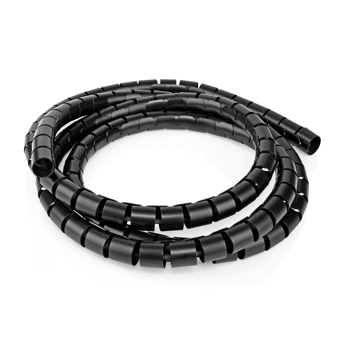 Cable Management | Spiral sleeve | 1 pc. | Maximum cable thickness: 22 mm | PE | Black