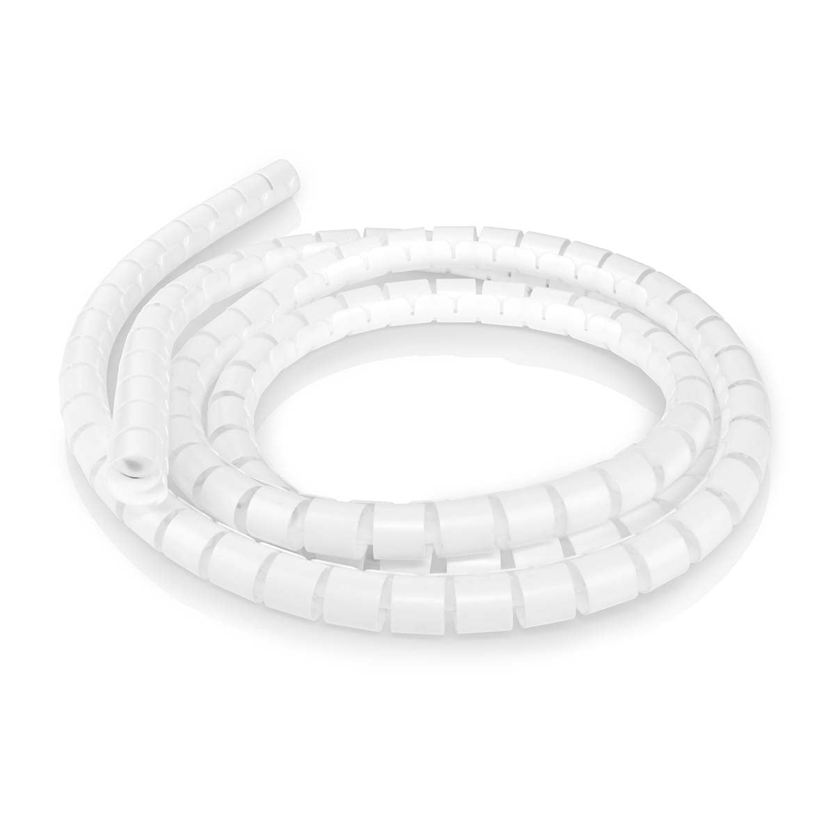 Cable Management | Spiral sleeve | 1 pc. | Maximum cable thickness: 22 mm | PE | White
