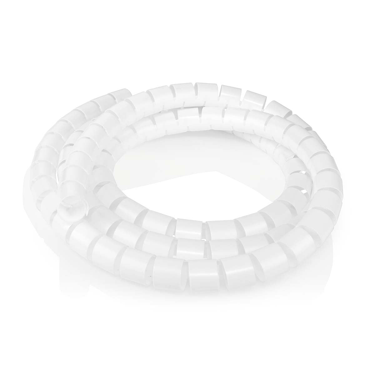 Cable Management | Spiral sleeve | 1 pc. | Maximum cable thickness: 28 mm | PE | White