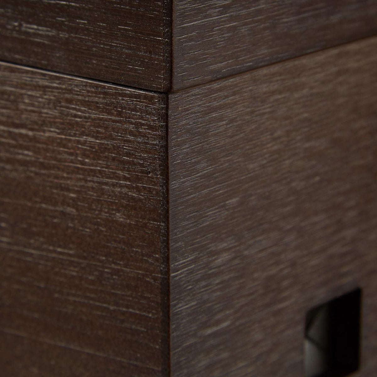 Cable box Bamboo Dark brown