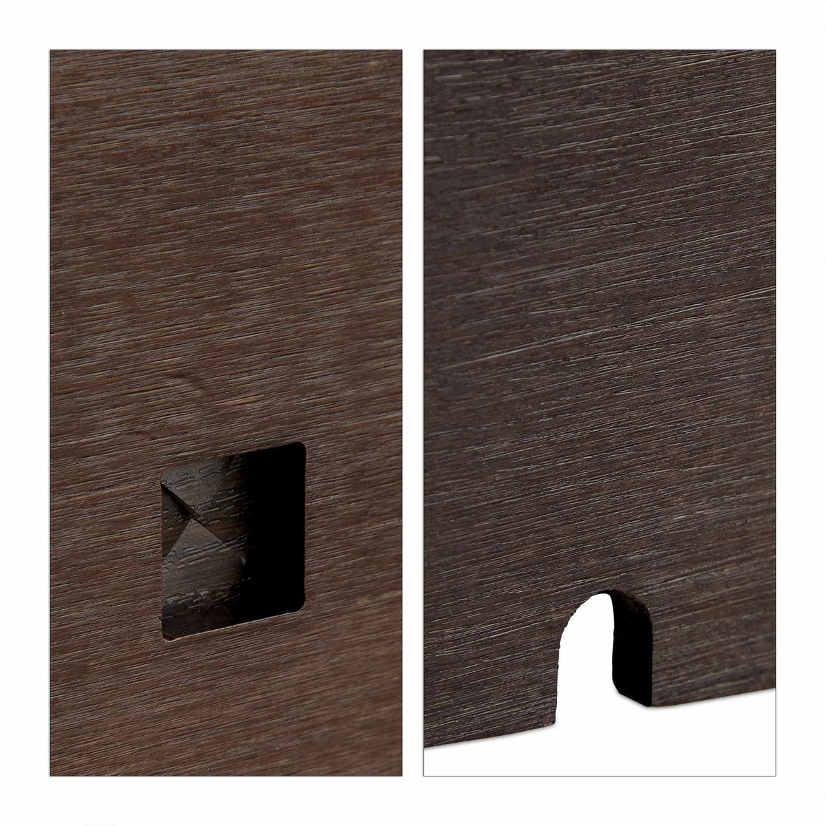 Cable box Bamboo Dark brown