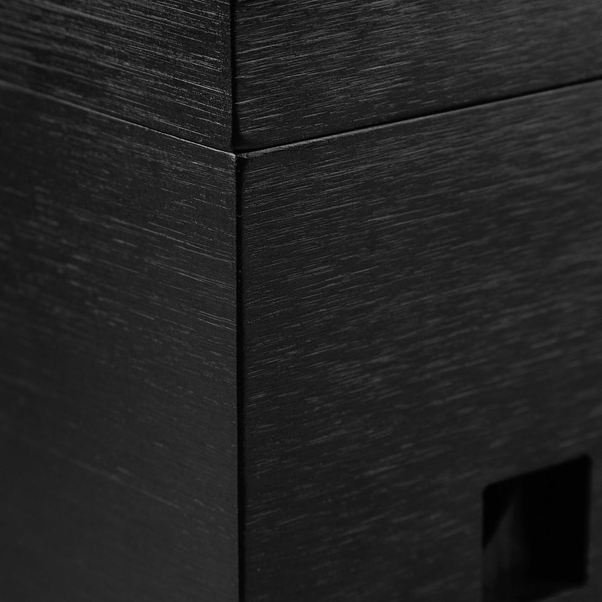 Cable box bamboo black