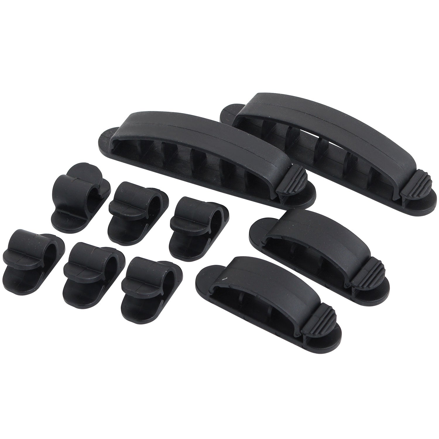Cable management kit 10 parts self-adhesive
