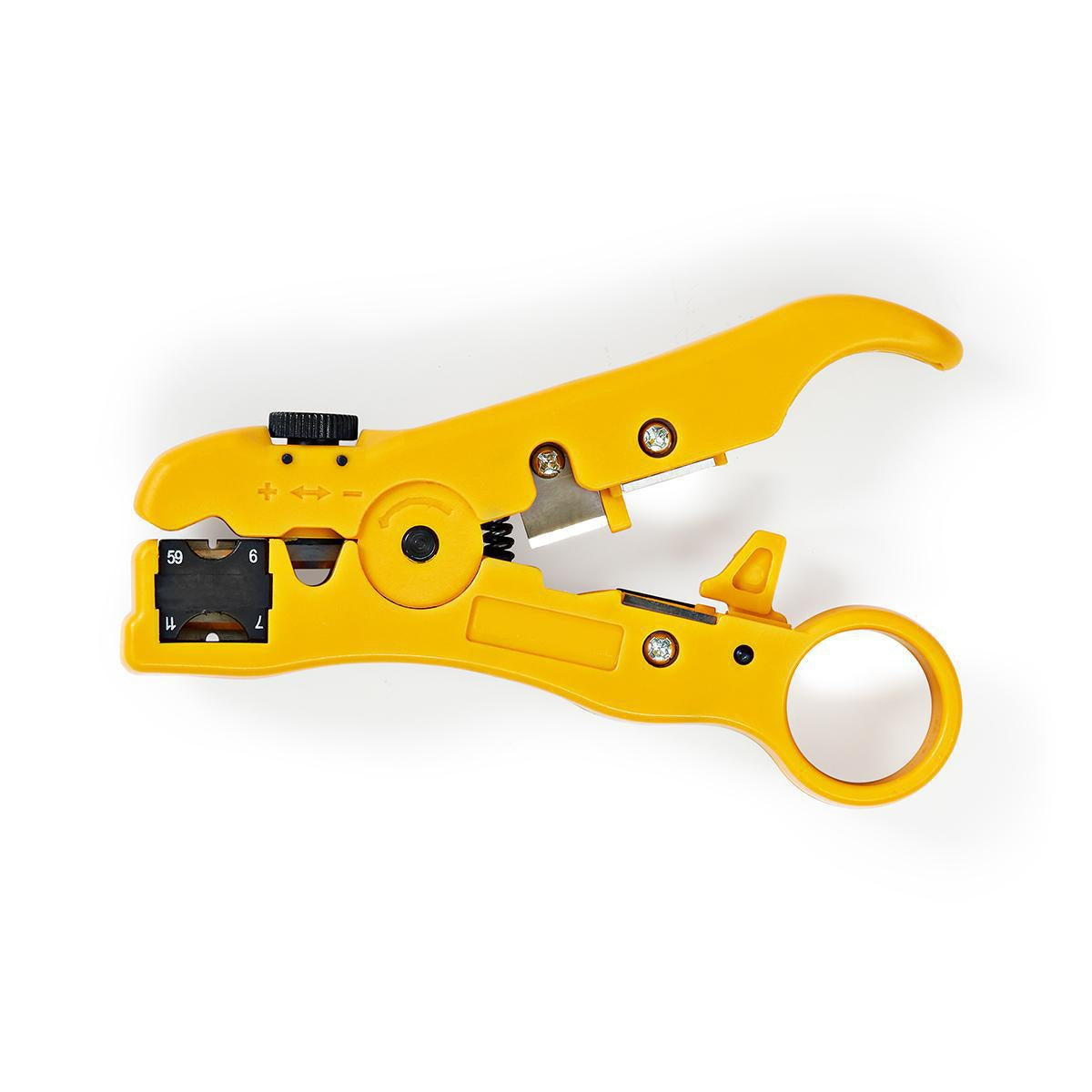 Cable stripping pliers | Stripping Tool | ABS / Steel | Yellow / Black