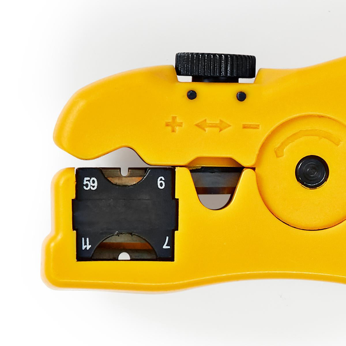 Cable stripping pliers | Stripping Tool | ABS / Steel | Yellow / Black