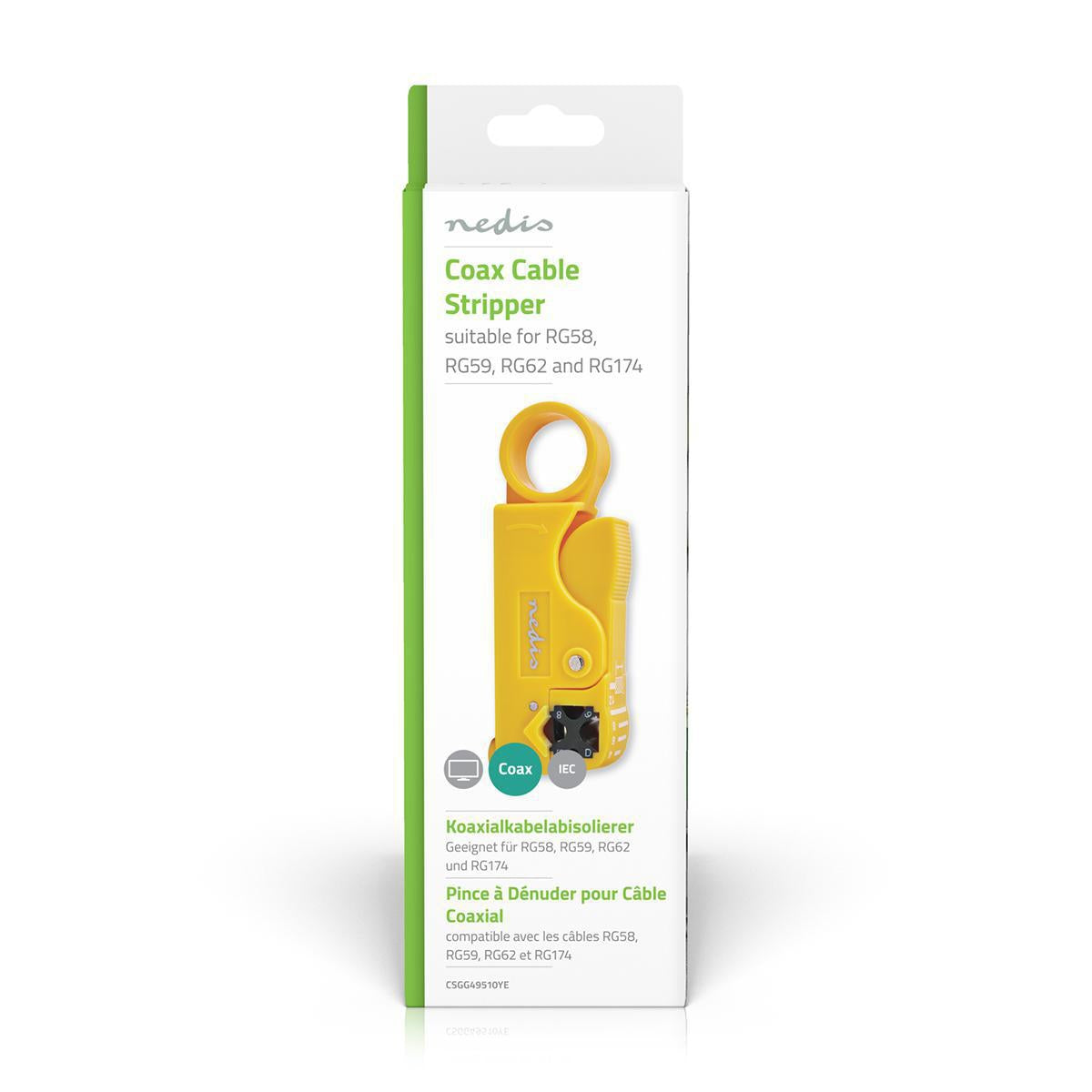 Cable stripping pliers | Stripping Tool | PVC / Steel | Yellow / Black