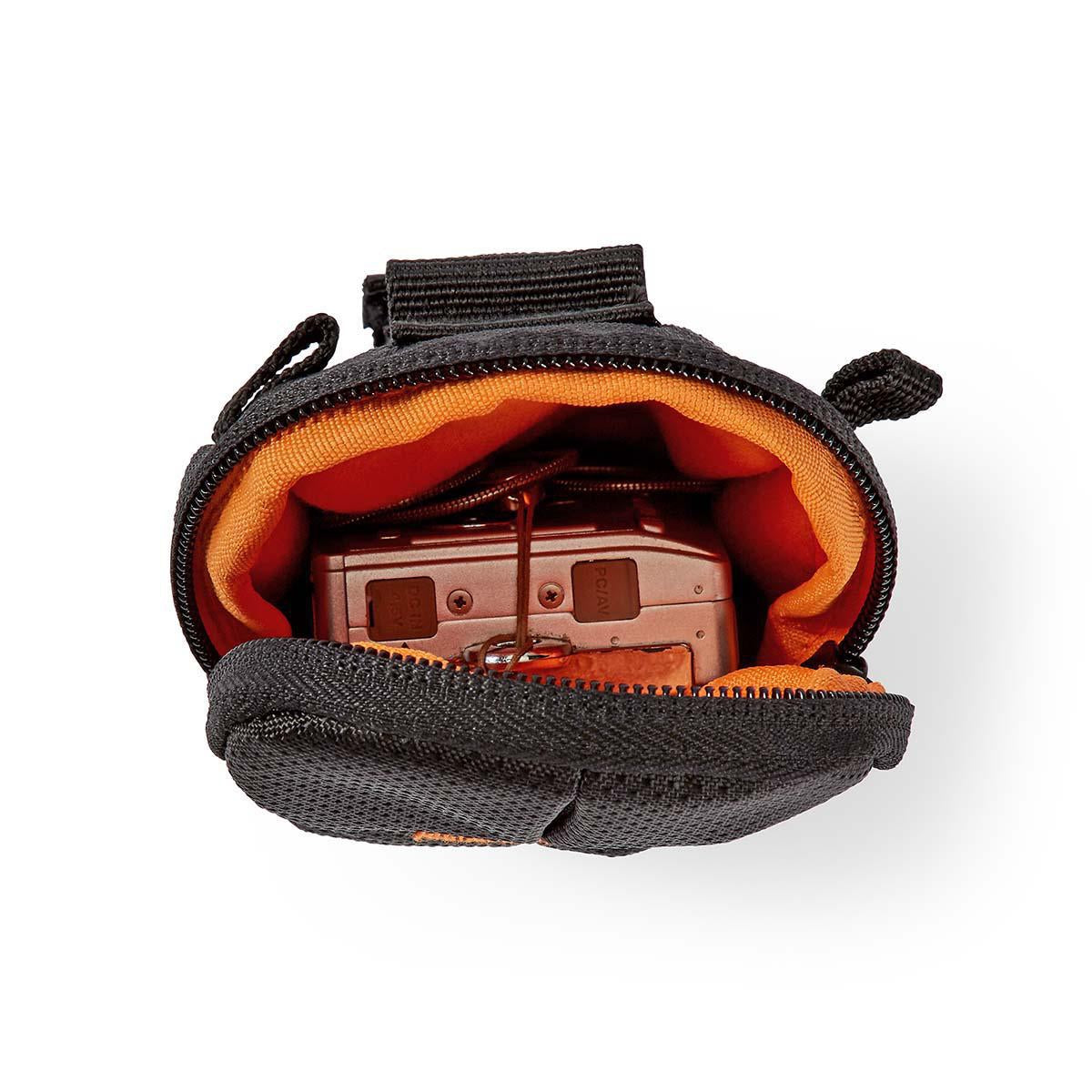 Camera Bag | Compact | Water repellent | 35 mm | 70 mm | 120mm | Total number of compartments: 1 | Orange / Black