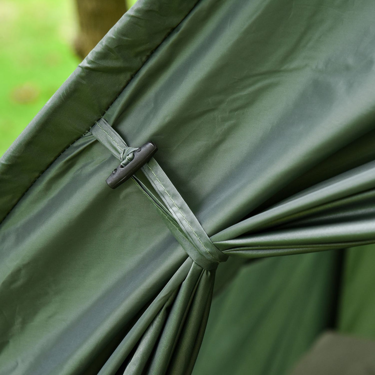 Camp Bed 4 In 1 Camping Set With Tent Sleeping Bag Mattress Foldable, Dark Green