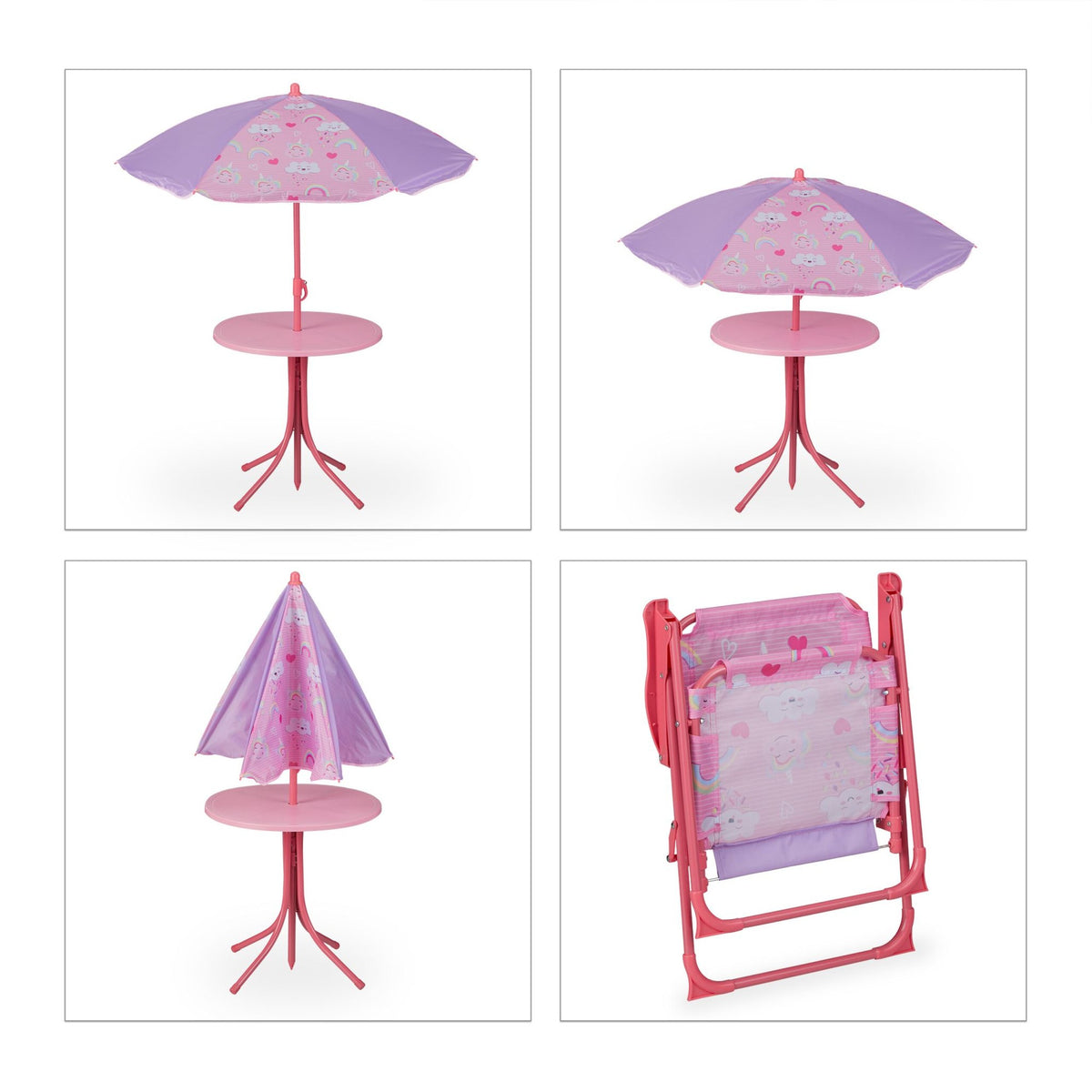 Camping Seating group for children with parasol