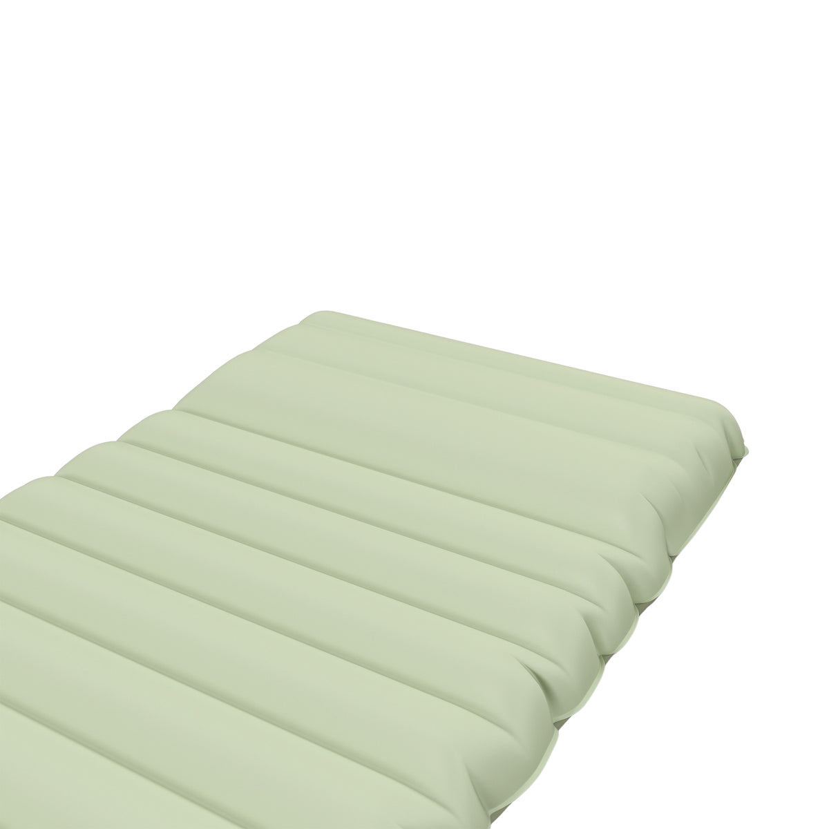 Camping Sleeping Mat Water-Repellent Air Mattress With Foot Pump & Carry Bag, Green, Up To 80Kg
