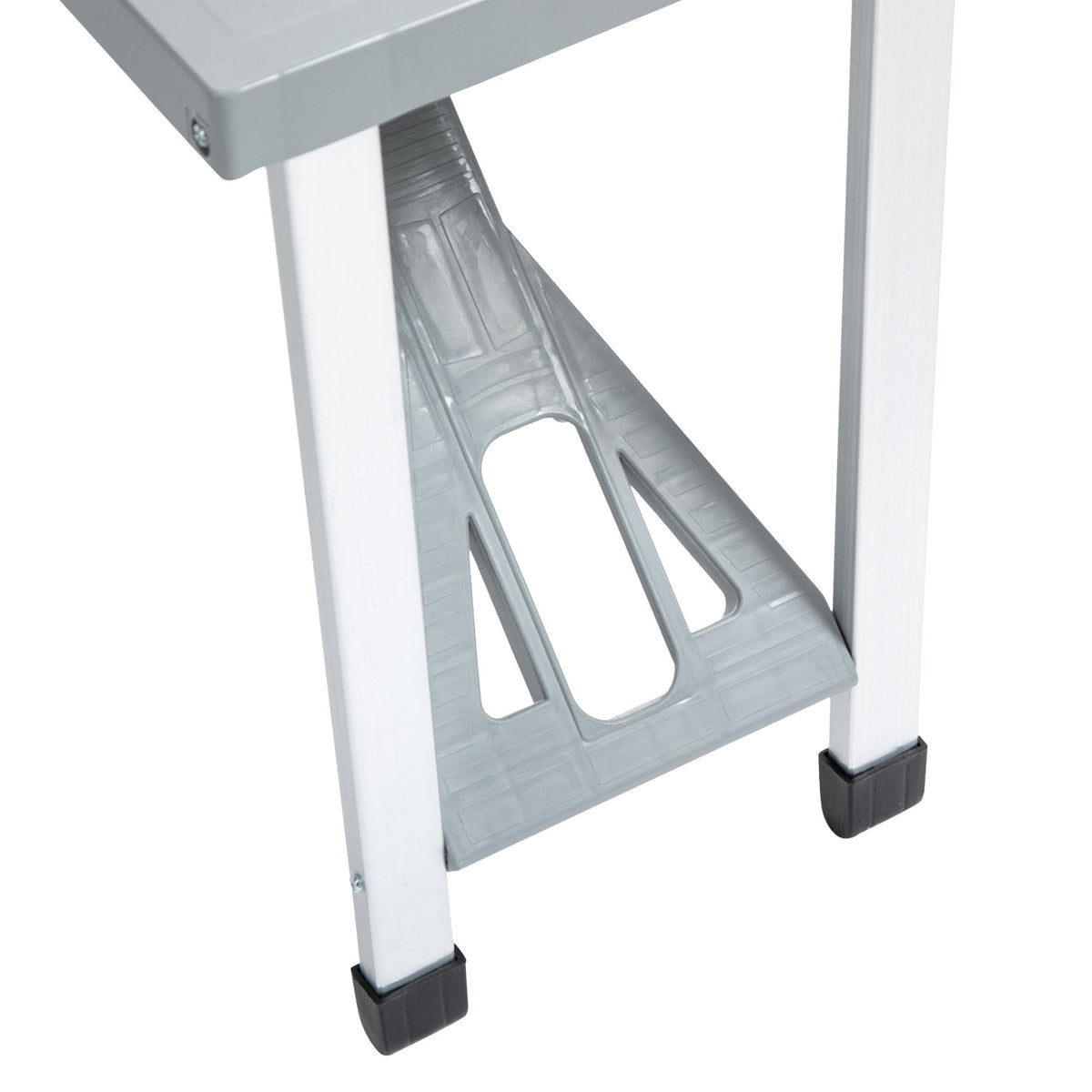 Camping Table Set Picnic Table Seating Group Folding Table With 4 Aluminum Chairs 135 X 82 X 66 Cm