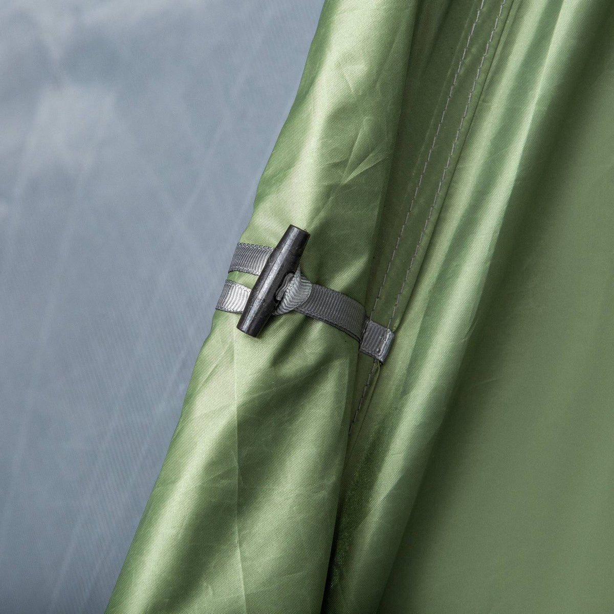 Camping Tent 2 Person Fiberglass Polyester Dark Green 345X150X112Cm Pegs