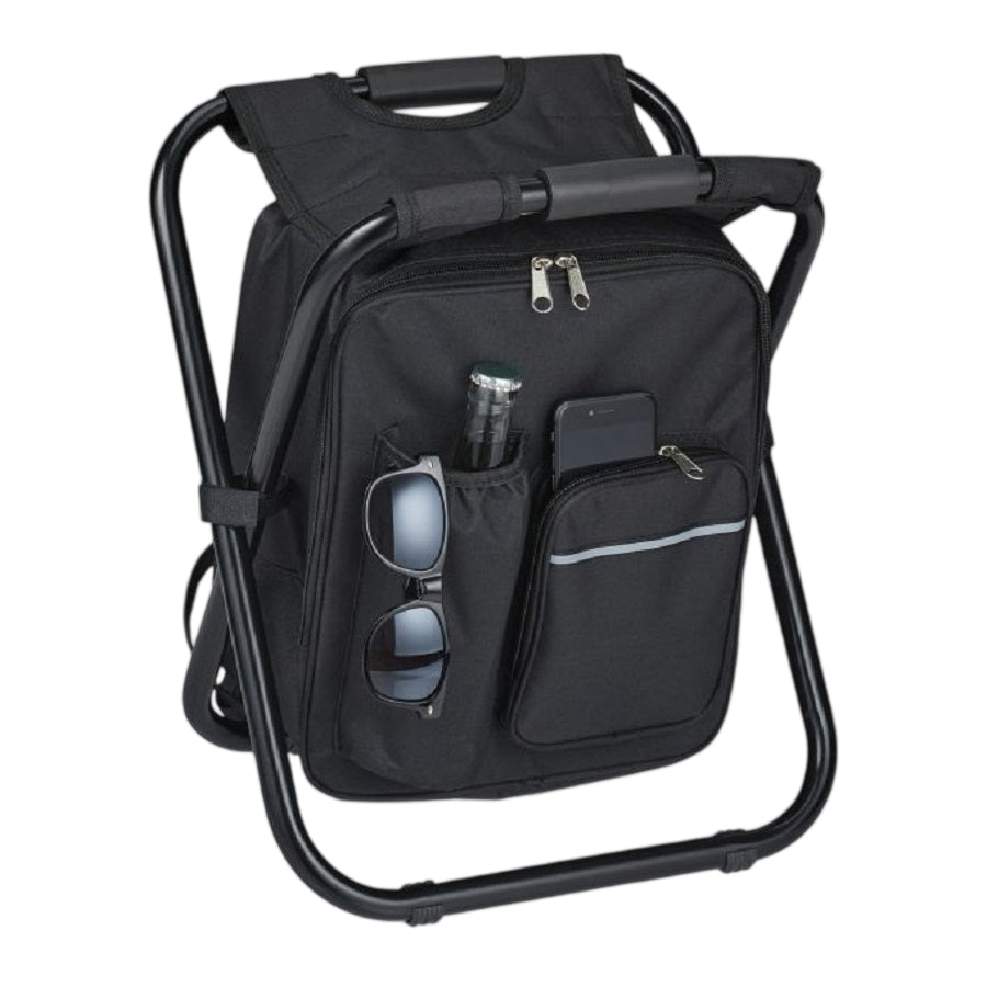 Camping chair foldable black