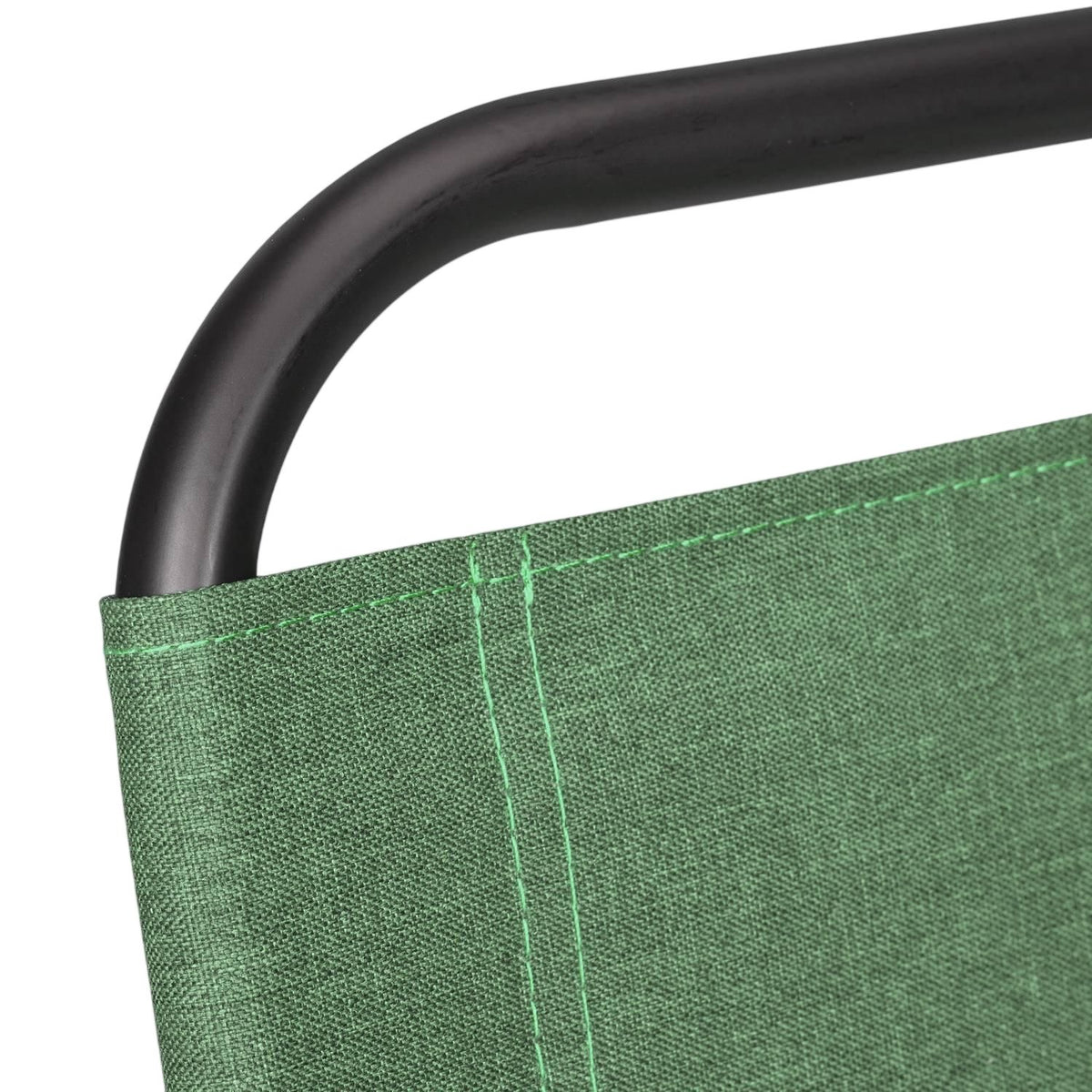 Camping chair with backrest green