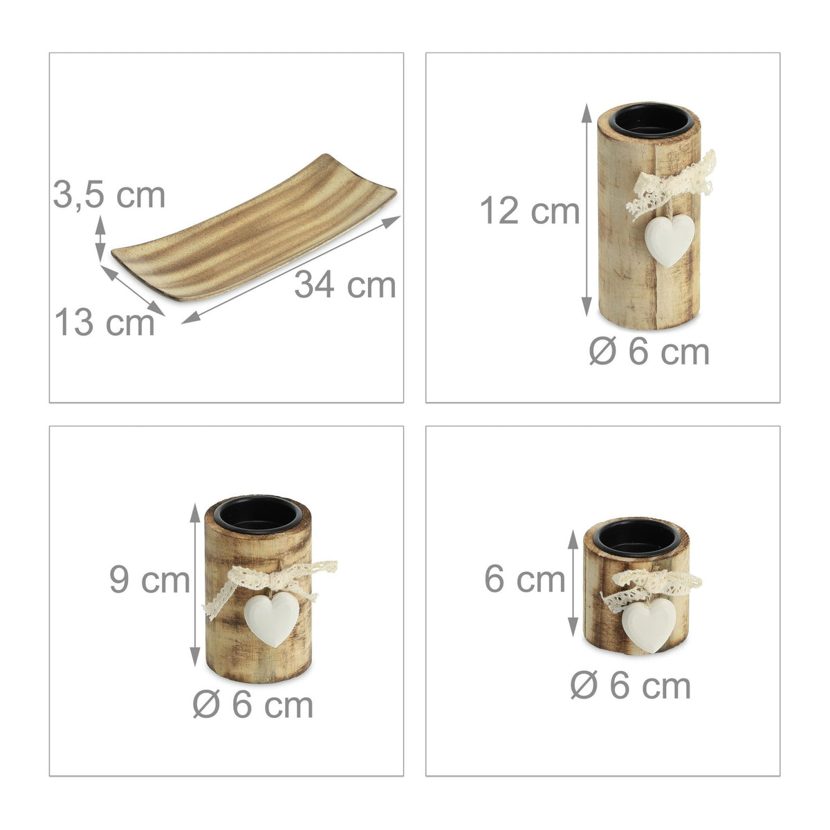 Candlestick for tealights