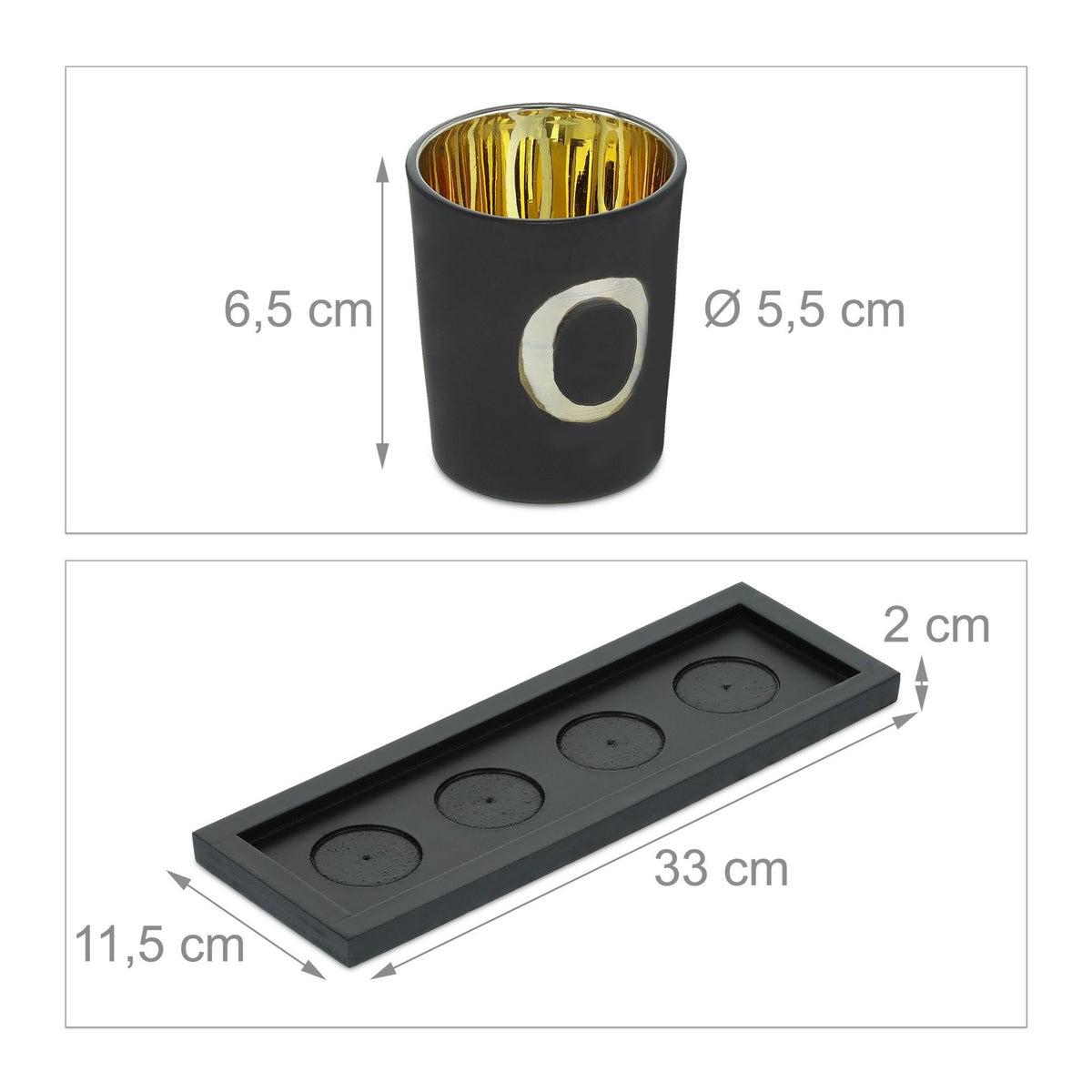 Candlestick for tealights