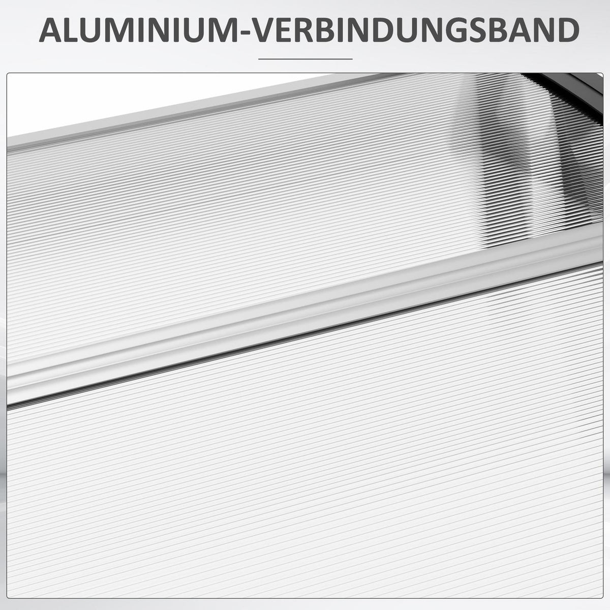 Canopy Front Door Canopy Arched Canopy Made Of Polycarbonate With Uv Protection, White, 90X150Cm