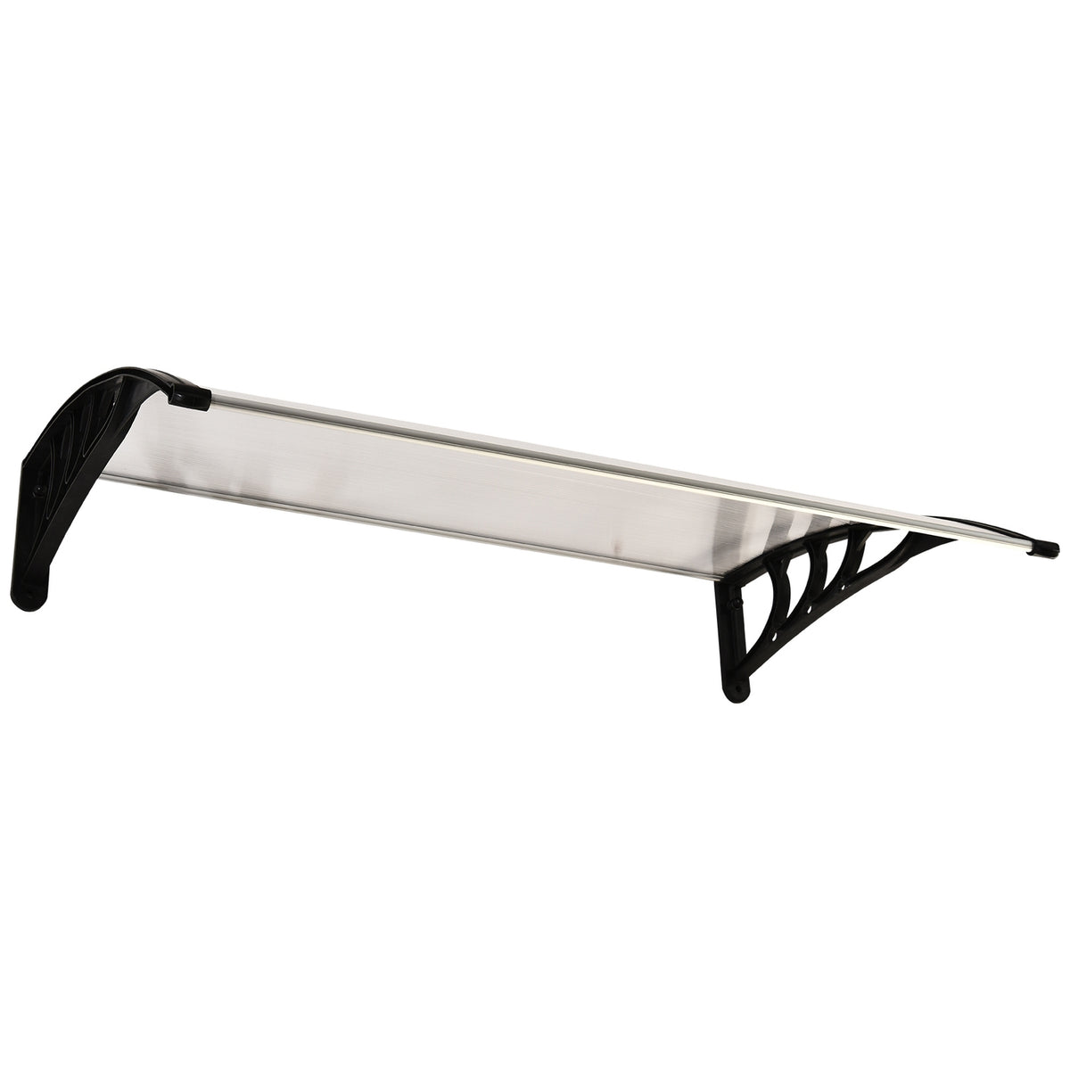 Canopy Front Door Patio Canopy Pent Canopy Made Of Polycarbonate, Transparent, 75X100Cm