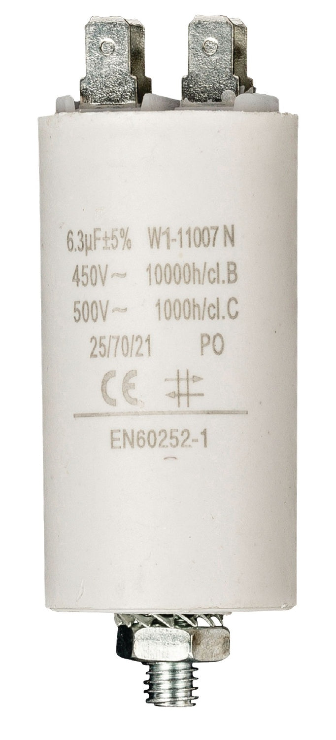 Capacitor 450V + Earth 6.3uf / 450 v + Earth