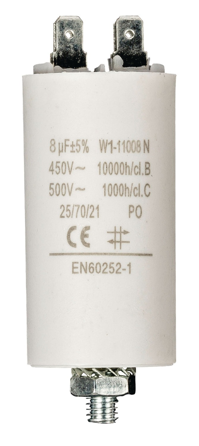 Capacitor 450V + Earth 8.0uf / 450 v + Earth