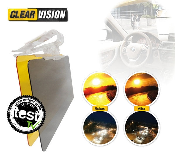 Car Sun Visor with Day and Night Screens