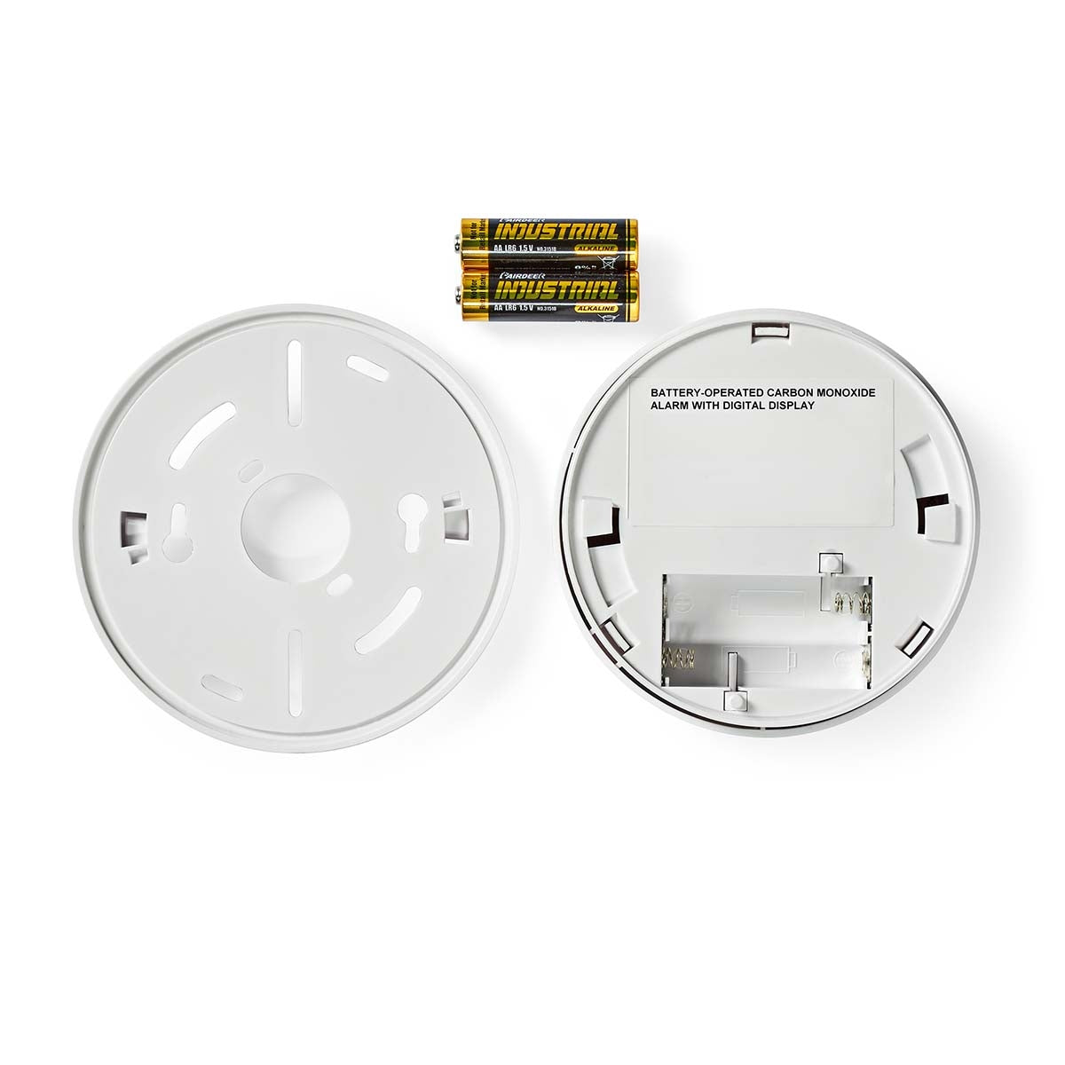 Carbon Monoxide Alarm | Battery powered | Battery life up to: 5 years | With pause button | With test button | 85 dB| White