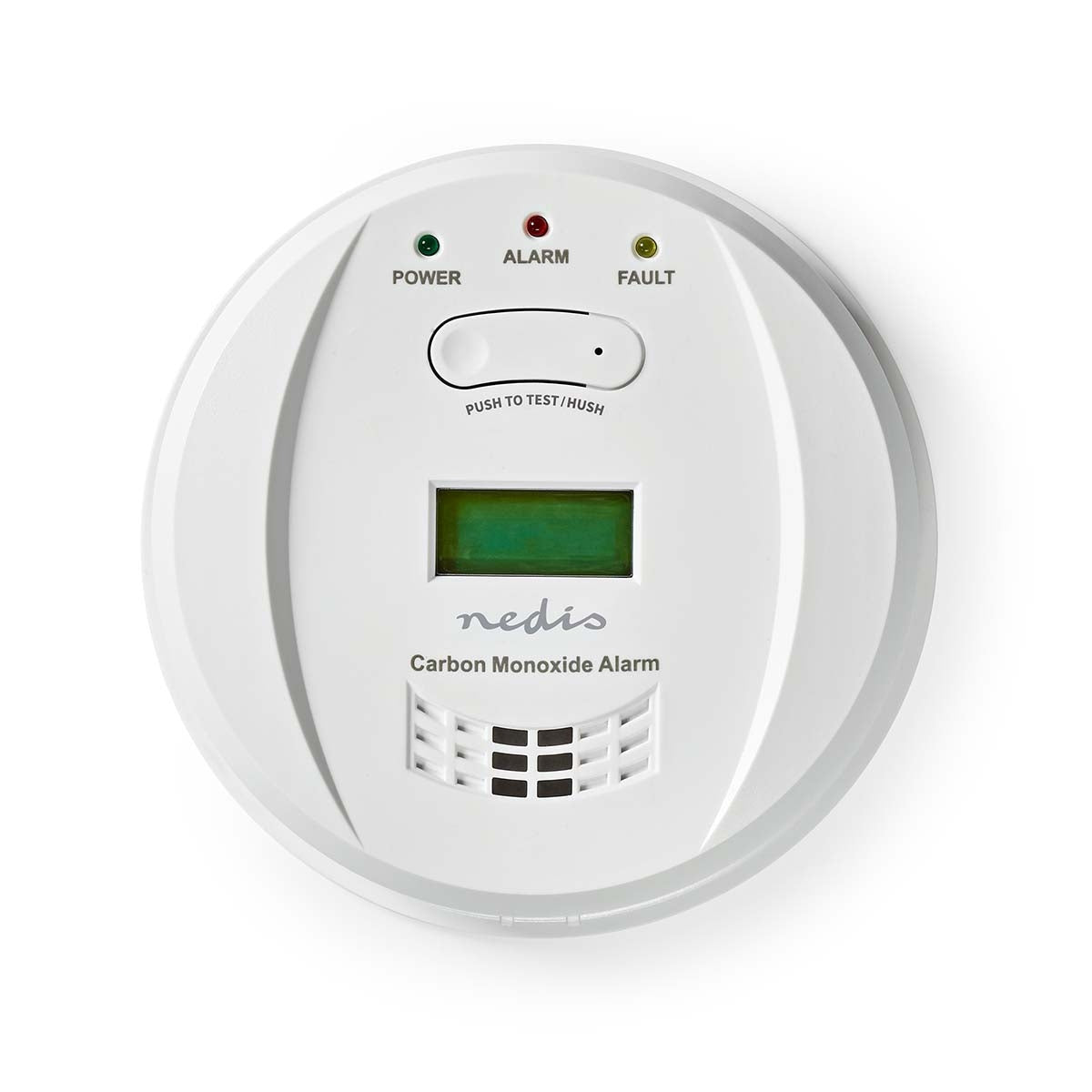 Carbon Monoxide Alarm | Battery powered | Battery life up to: 5 years | With pause button | With test button | 85 dB| White