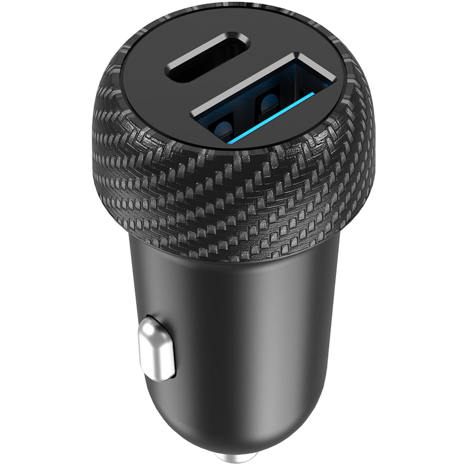 Car charger 1xUSB-C PD 1xUSB-A 45W