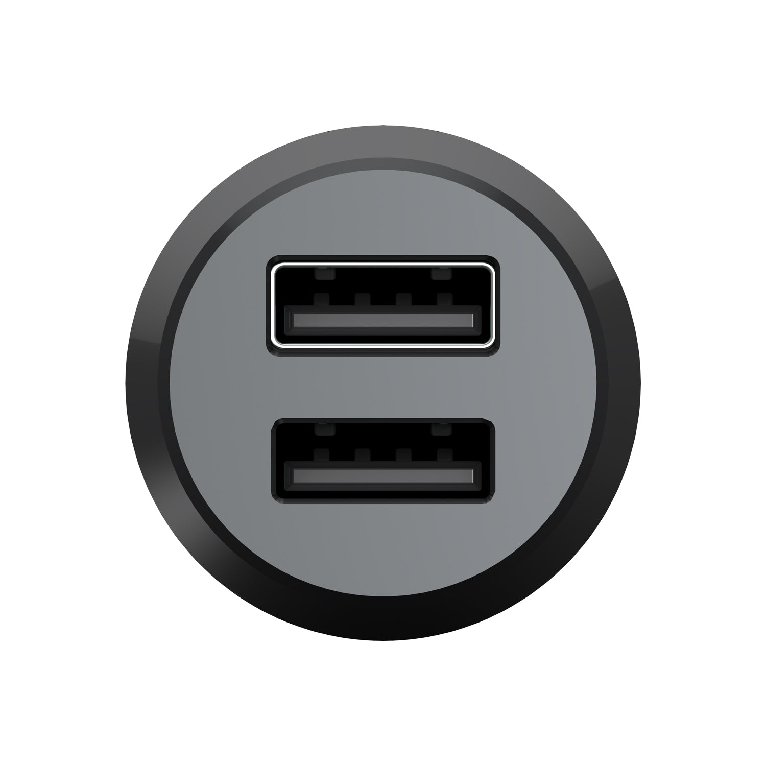 Car charger 36W 2-port QC Black