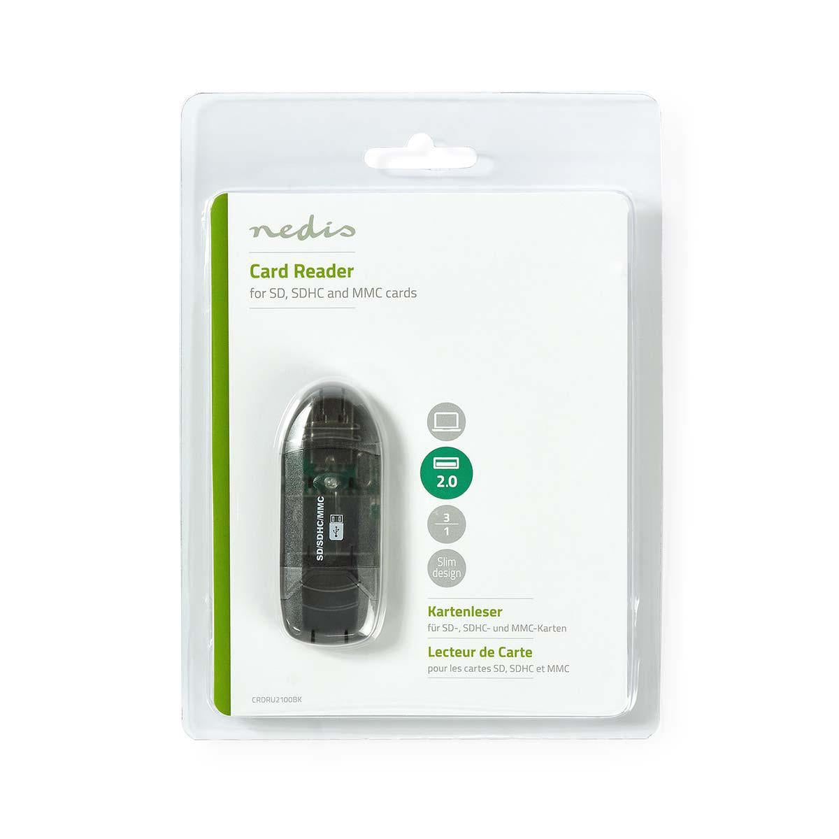 Card reader | MMC / SD / SDHC | USB 2.0
