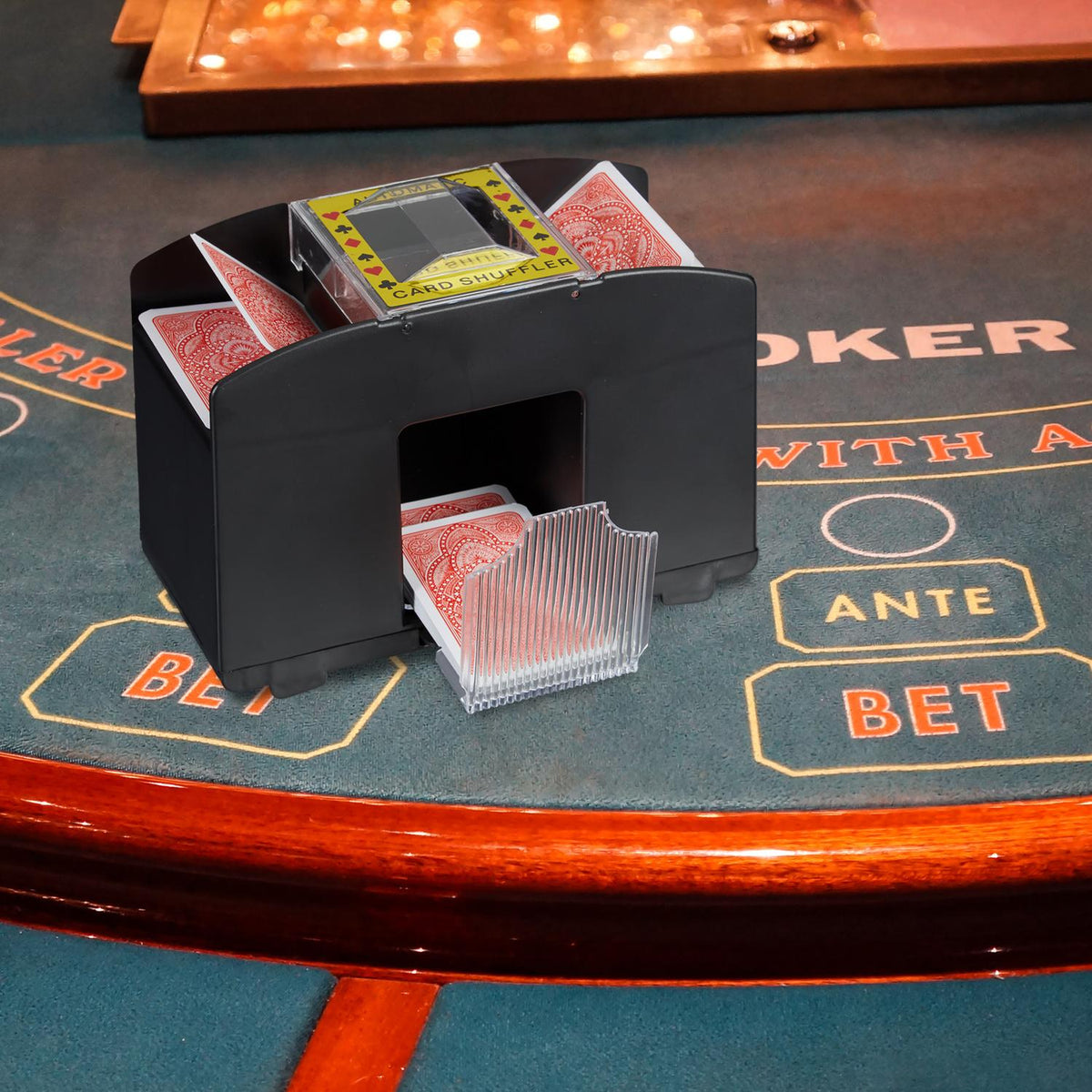 Card shuffler 4 decks